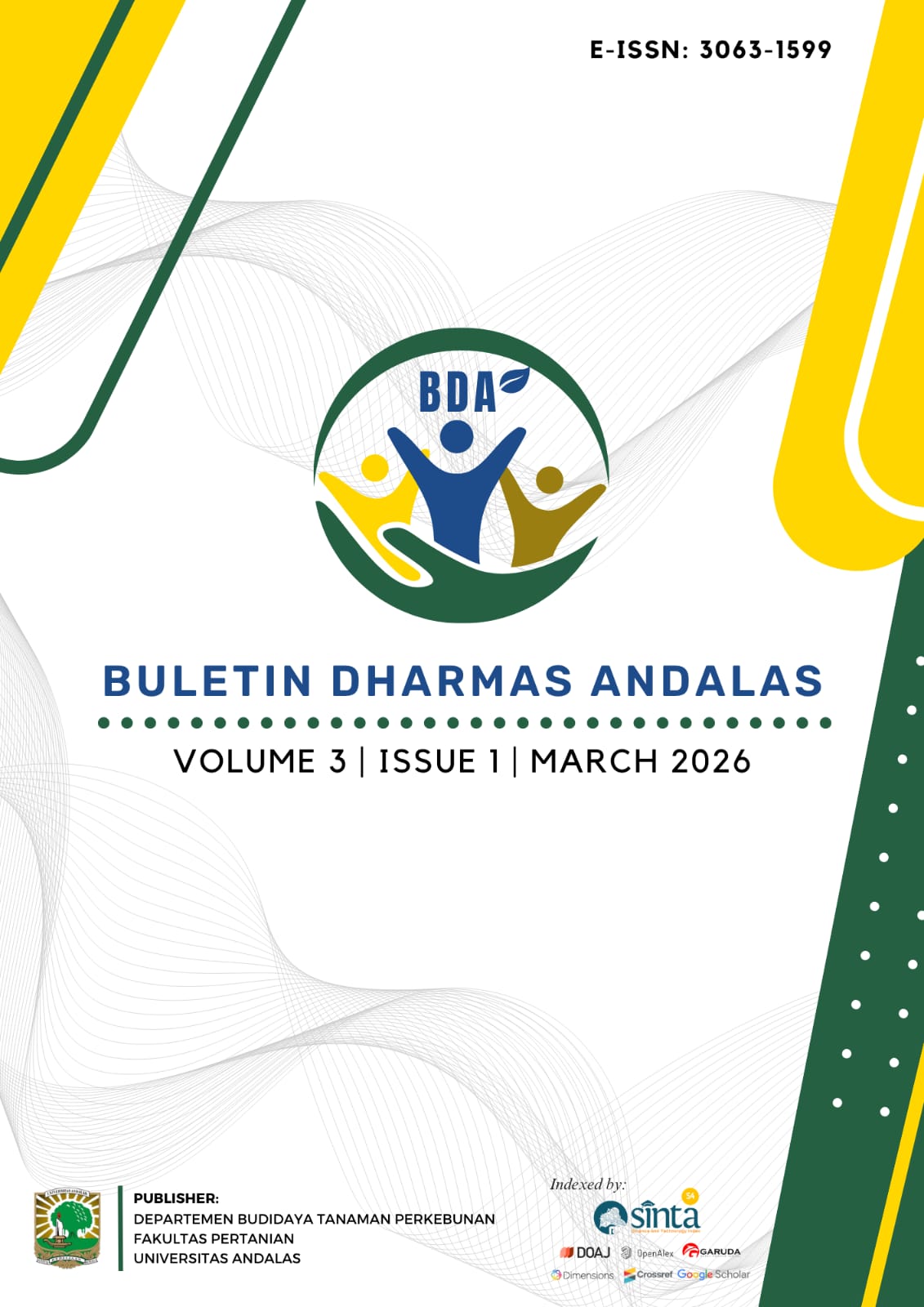 					View Vol. 3 No. 1 (2026): Buletin Dharmas Andalas
				